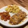 Zalm uit de oven in dillesaus