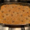 Zoete aardappelpuree met geitenkaas