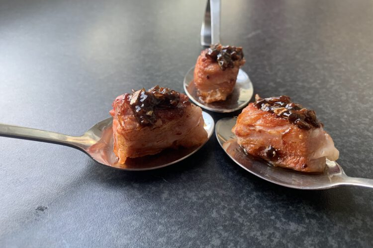 Paté met balsamico uitjes