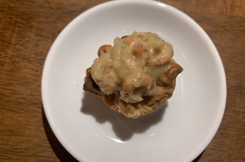 Minipasteitje met garnalenragout