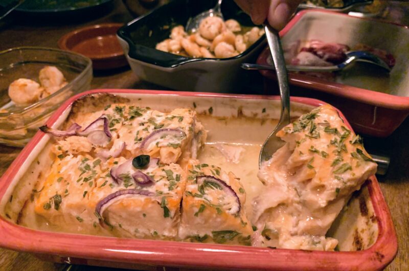 Zalm in cava