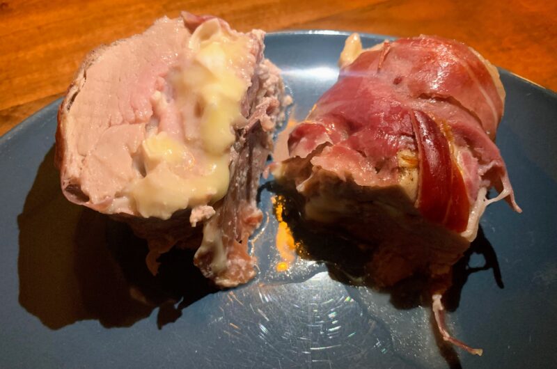 Varkenshaas met brie